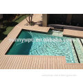 Anti-slip outside Decking for Swimming pool, Wood Plastic Composite Decking